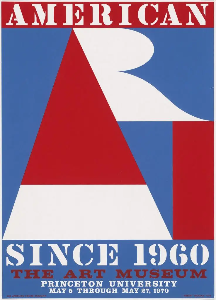American Art Since 1960, The Art Museum, Princeton University, May 5 through May 27, 1970 by Robert Indiana