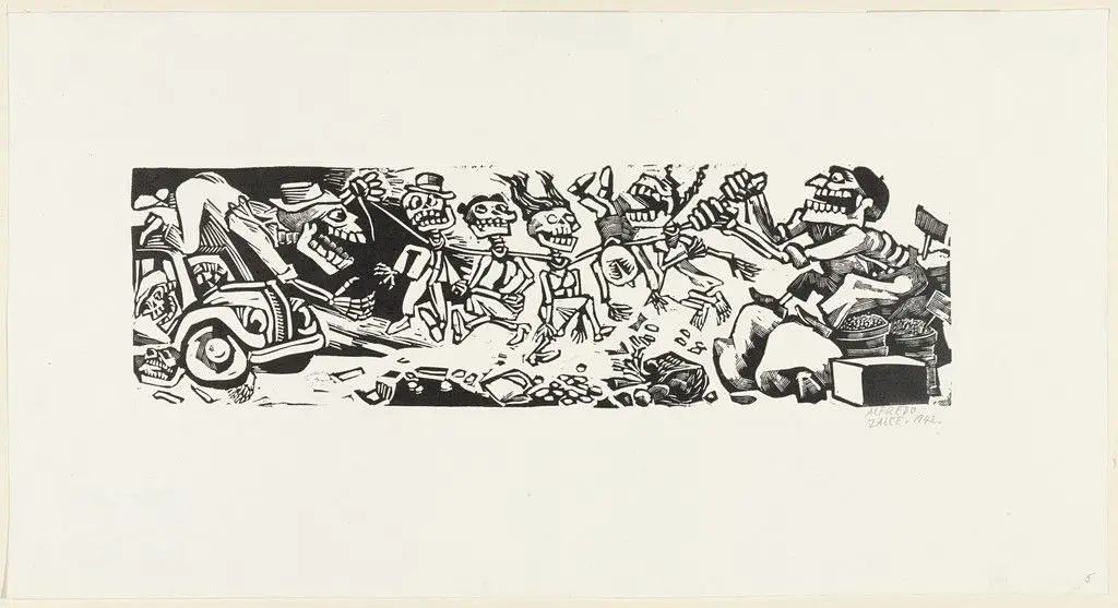 Bus Drivers and Shopkeepers by Alfredo Zalce