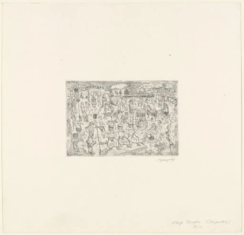 Hindu Village (Hagenbeck) [Village Hindou (Hagenbeck)] by Paul Gangolf