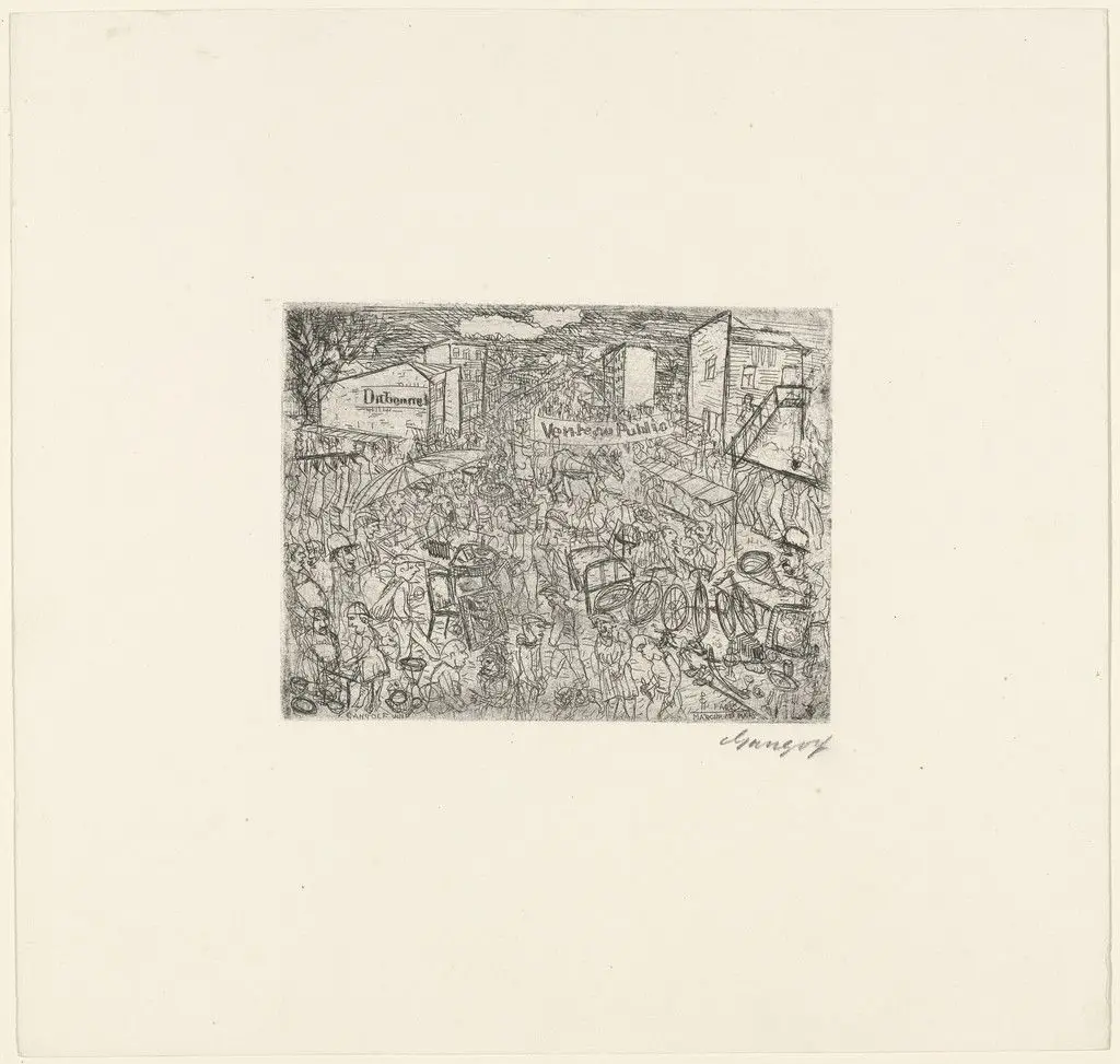 Flea Market (Marché aux Puces) by Paul Gangolf