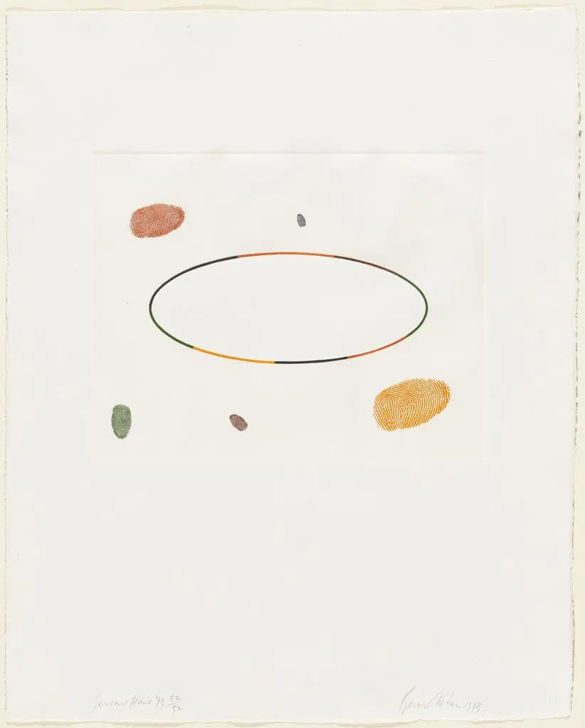 Second Print by Bernard Cohen