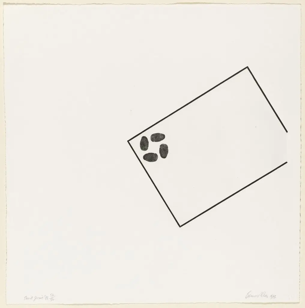 Third Print by Bernard Cohen