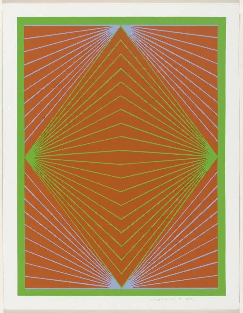 Diamond Chroma from New York Ten by Richard Anuszkiewicz