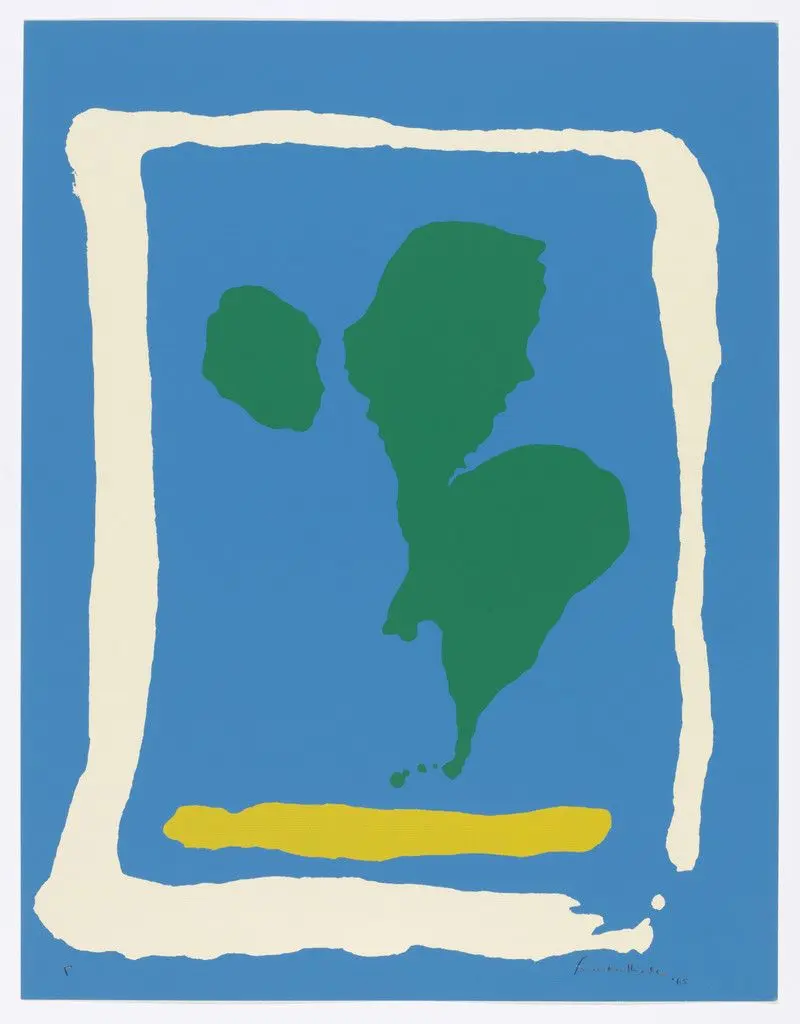 Air Frame from New York Ten by Helen Frankenthaler