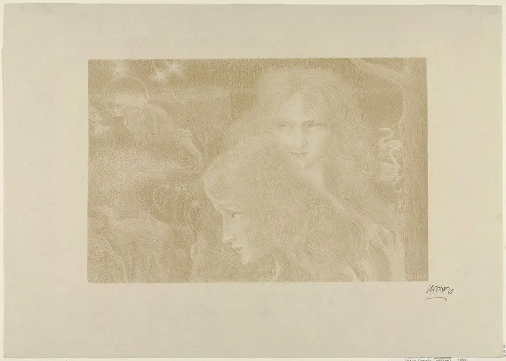 Woman with Swans (La Dame aux Cygnes) by Jan Toorop