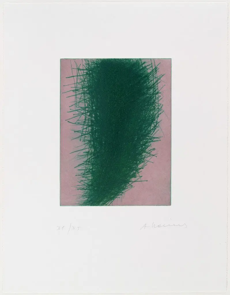 Grünzeug (Greens) by Arnulf Rainer