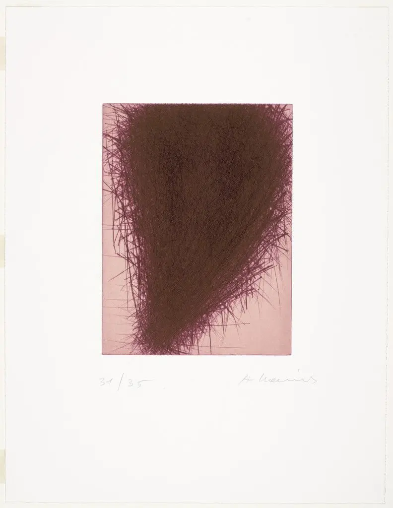 Rot Wein Im Strauch (Red Wine in the Bush) by Arnulf Rainer