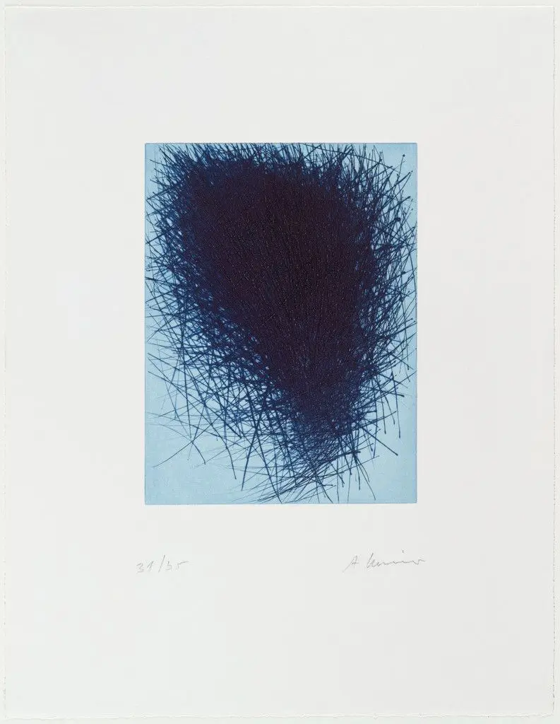 Blaues Nest (Blue Nest) by Arnulf Rainer
