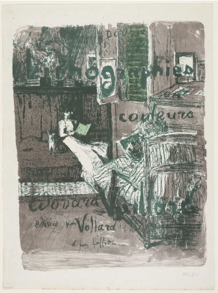 Cover (Couverture de l'album) from Landscapes and Interiors (Paysages et intérieurs) by Édouard Vuillard