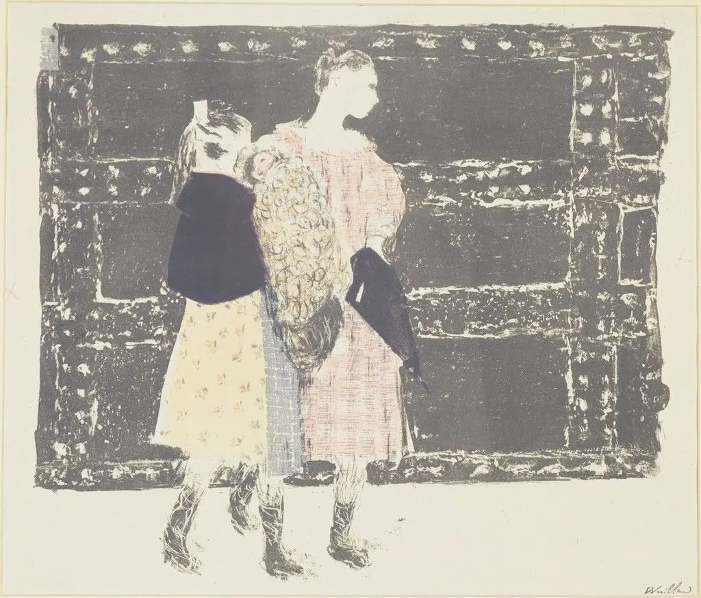 On the Bridge of Europe (Sur le pont de l'Europe) from Landscapes and Interieurs (Paysages et intérieurs) by Édouard Vuillard