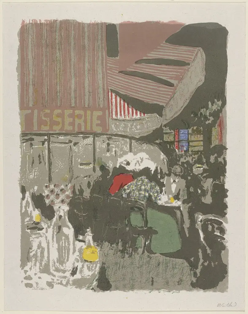 The Pastry Shop (La Patisserie) from Landscapes and Interiors (Paysages et intérieurs) by Édouard Vuillard