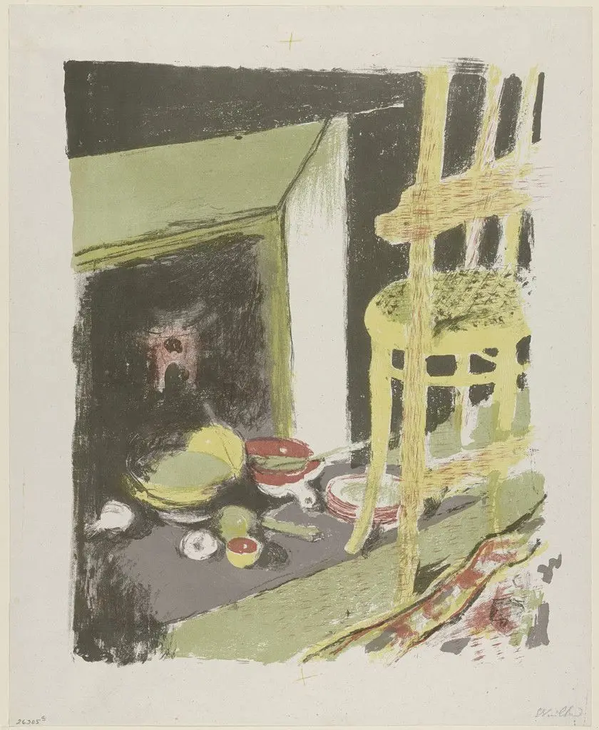 The Hearth (L'Atre) from Landscapes and Interiors (Paysages et intérieurs) by Édouard Vuillard
