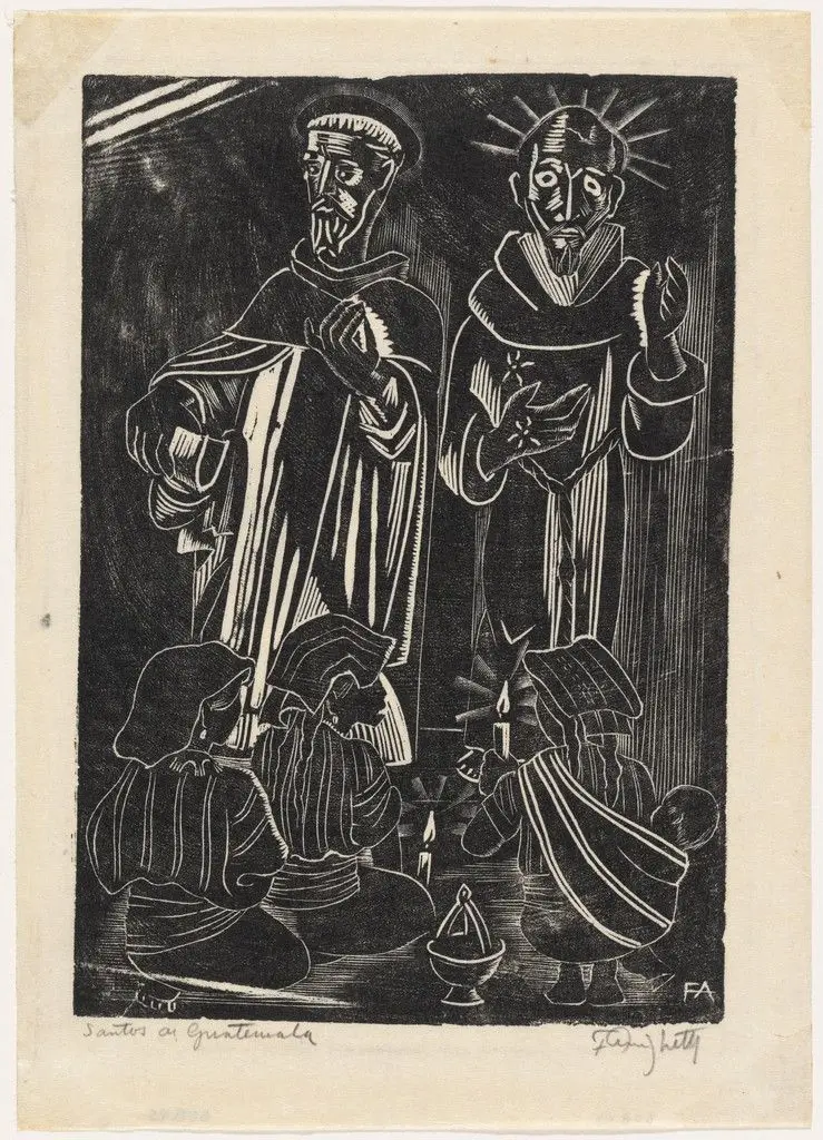 Saints in Guatemala (Santos de Guatemala) by Francisco Amighetti Ruiz