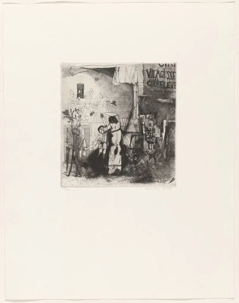 Circus from Eastern European Prints by Béla Kondor