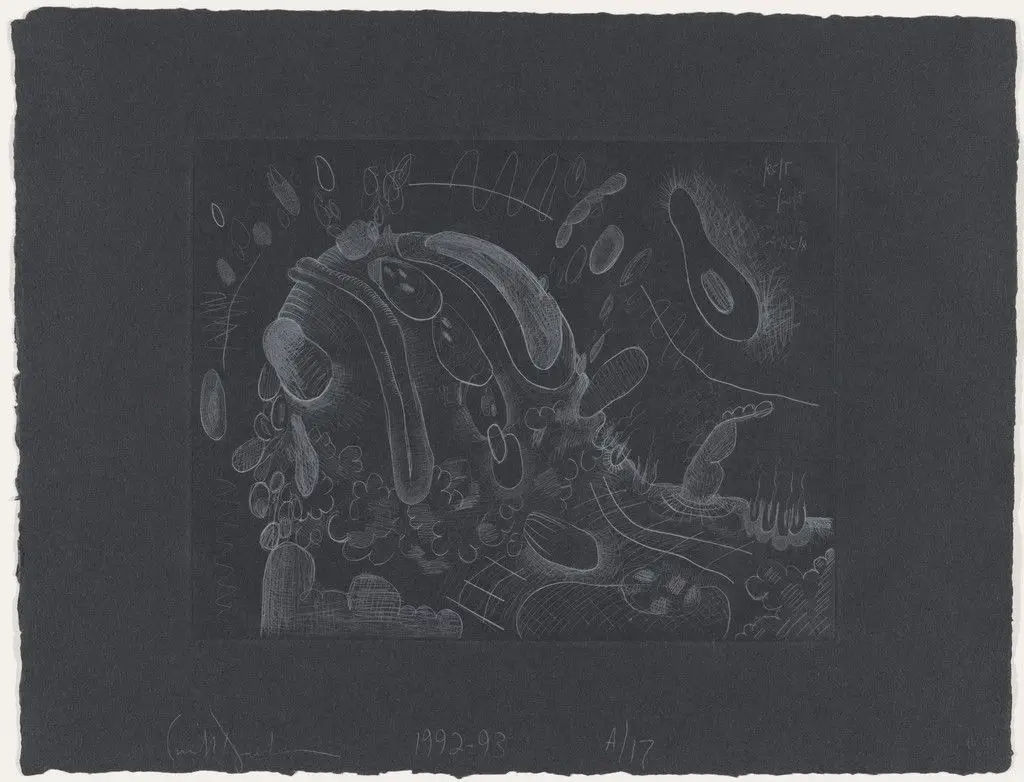 Cold and Dark by Carroll Dunham