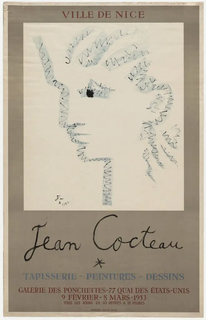 Ville de Nice, Jean Cocteau, Tapisserie-Peintures-Dessins by Jean Cocteau