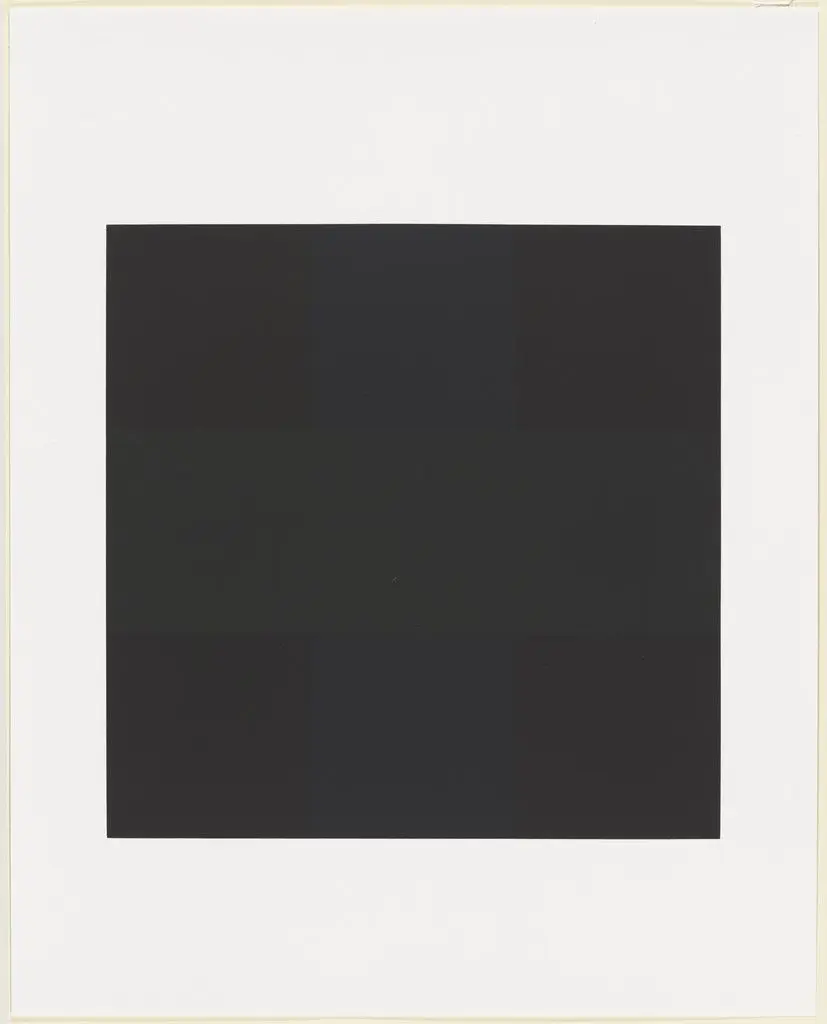 Untitled from Graphik USA by Ad Reinhardt