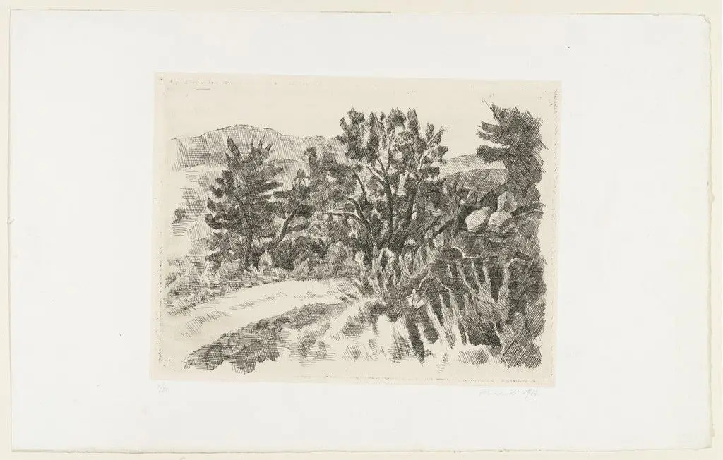 Landscape by Giorgio Morandi