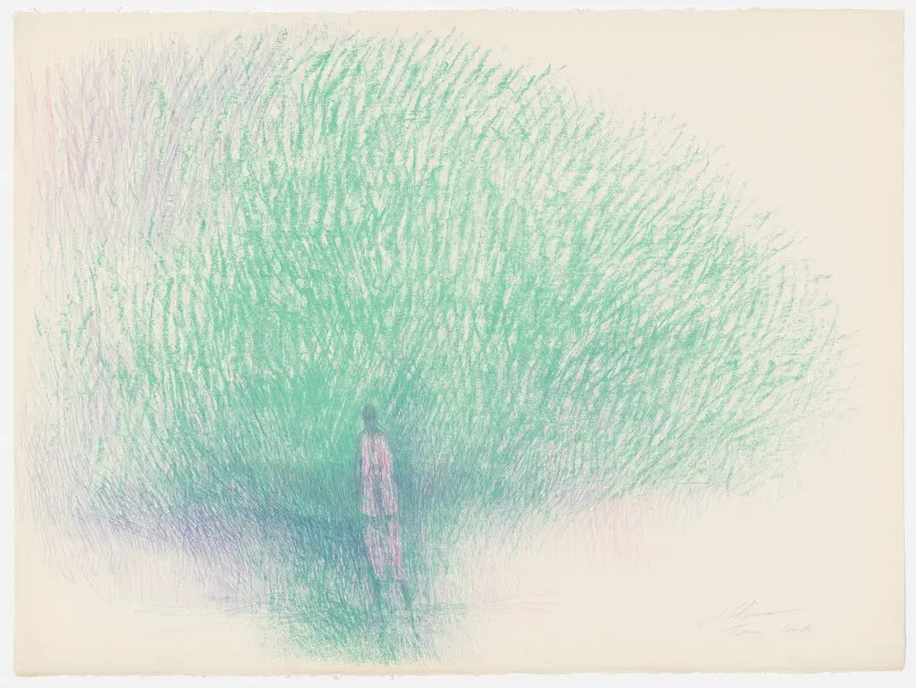 Figure and Foliage from Untitled Suite by Harold Altman