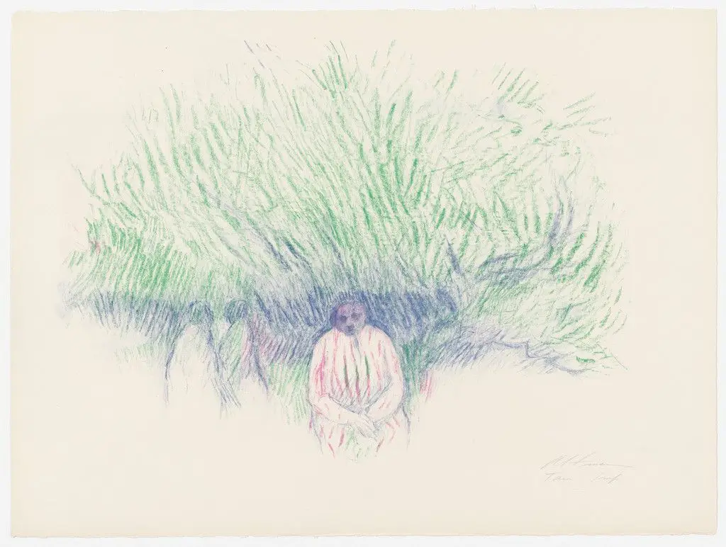 Park Figure from Untitled Suite by Harold Altman