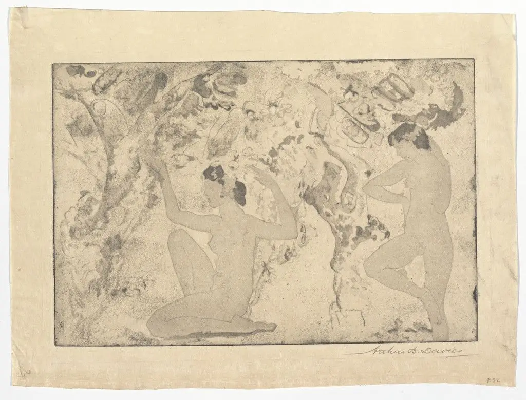 Angled Beauty by Arthur B. Davies