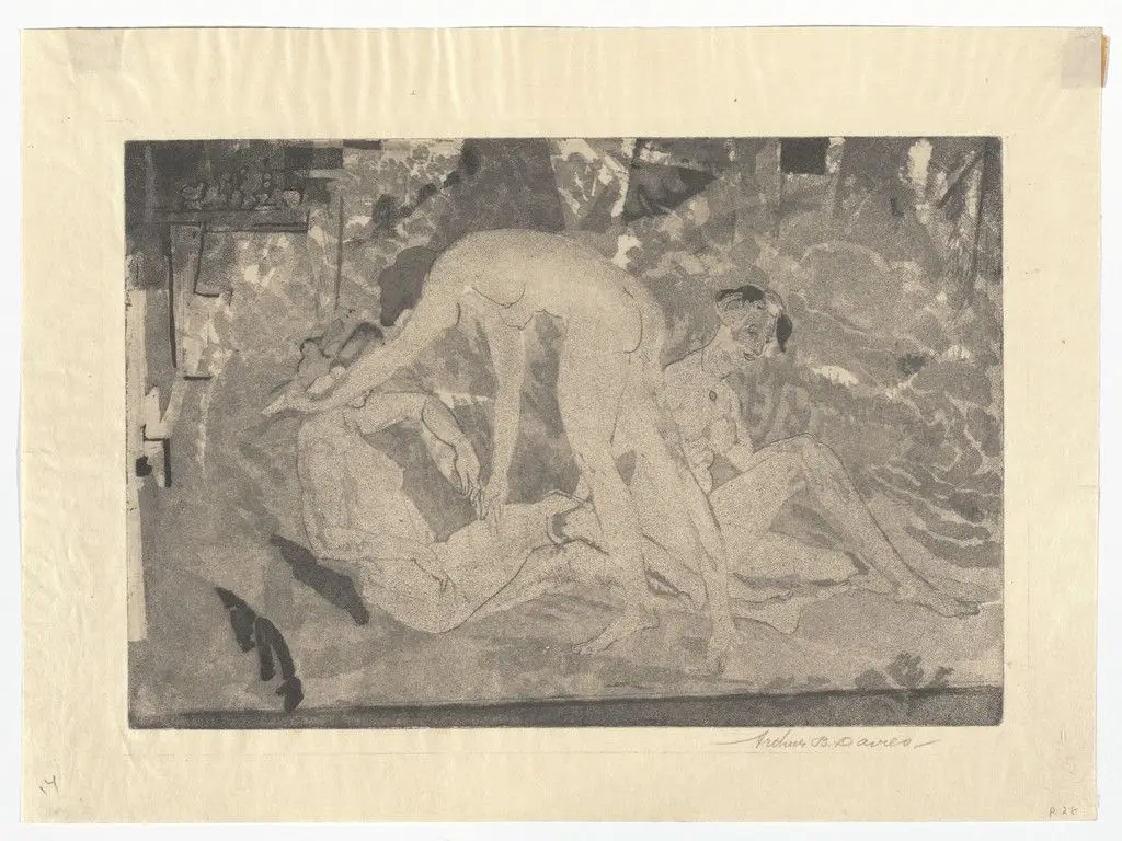 Against Green by Arthur B. Davies