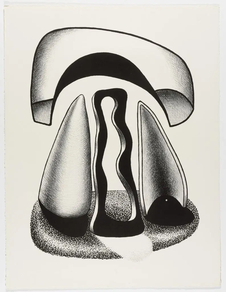 Coronation of Forms (Le couronnement des formes) from the portfolio Living Forms (Les formes vivantes) by Alexander Archipenko