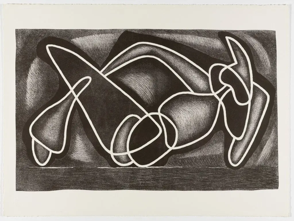 Encircled Forms (Les formes encerclées) from the portfolio Living Forms (Les formes vivantes) by Alexander Archipenko