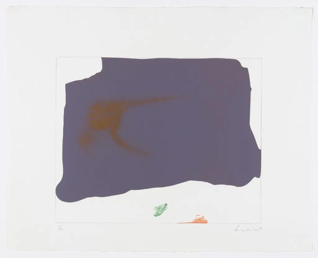 Variation II on Mauve Corner by Helen Frankenthaler