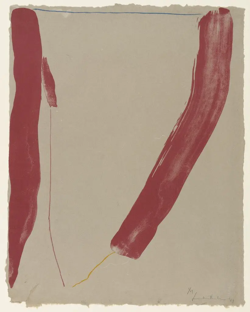 A Slice of the Stone Itself by Helen Frankenthaler