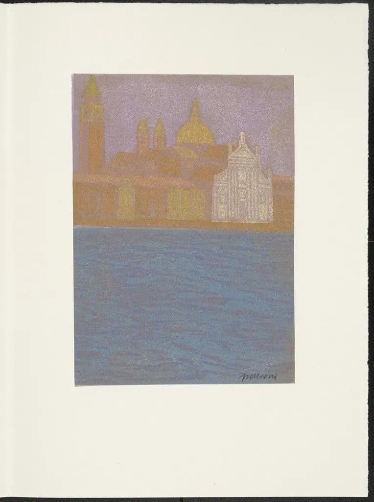 Bacino San Marco from the portfolio Views of Venice (Vedute di Venezia) by Antonio Frasconi