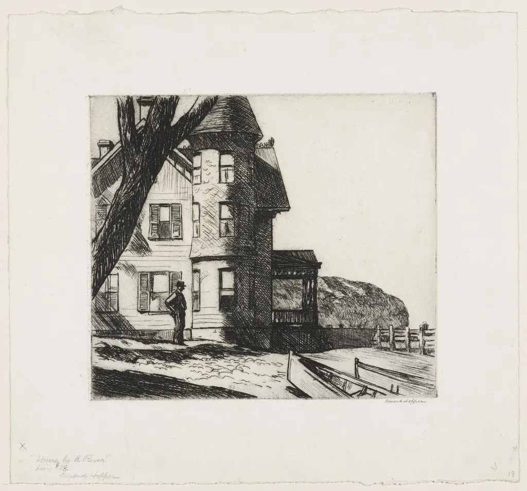 House by a River by Edward Hopper