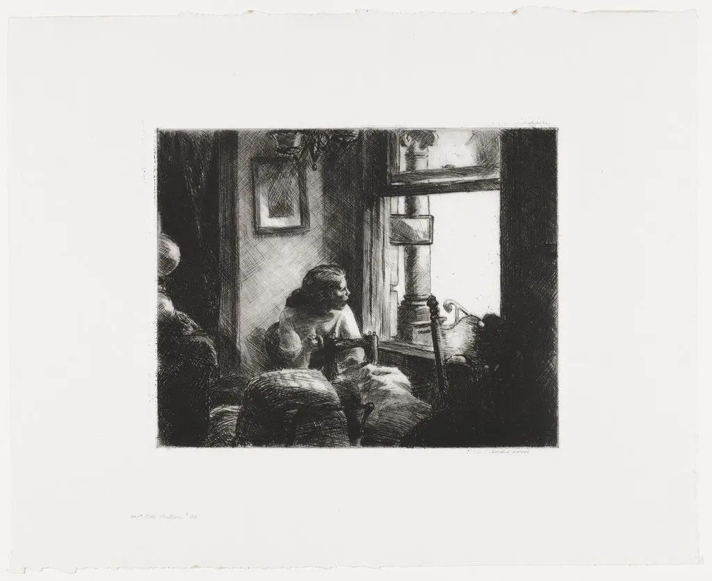 East Side Interior by Edward Hopper