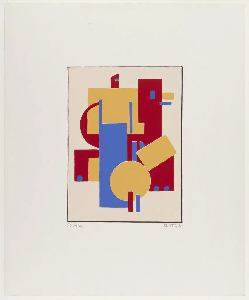 Untitled from Album MA by Sándor (Alexander) Bortnyik