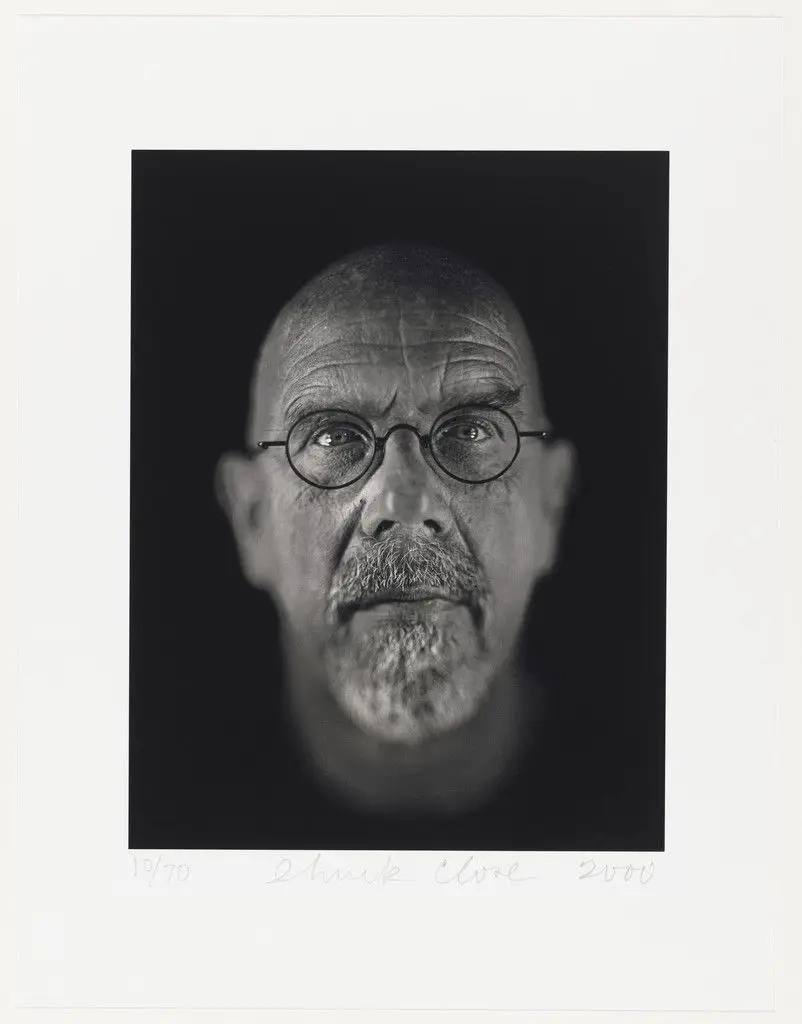 Self-Portrait (for Parkett no. 60) by Chuck Close