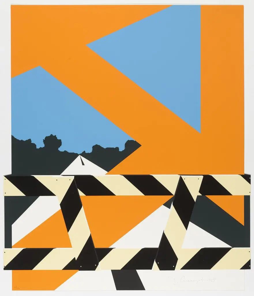 Bridge-Barrier from the portfolio 69 by Allan D'Arcangelo