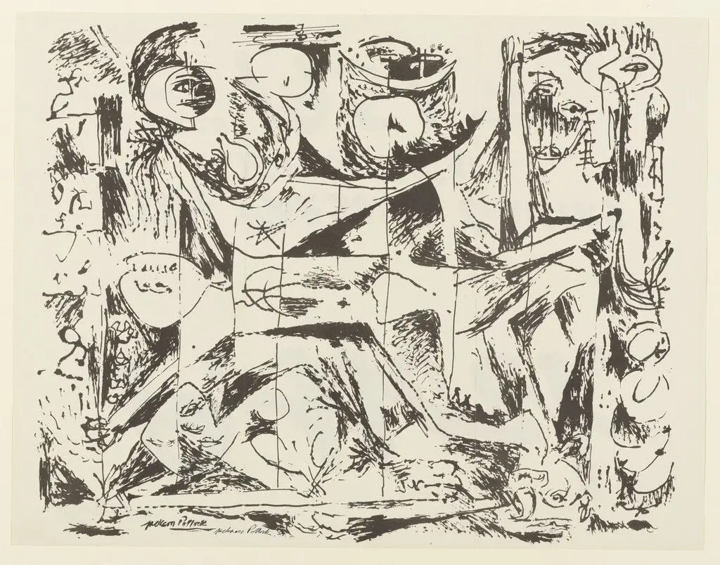 Exhibition Announcement, Betty Parsons Gallery, Nov. 26-Dec. 15, 1951 by Jackson Pollock