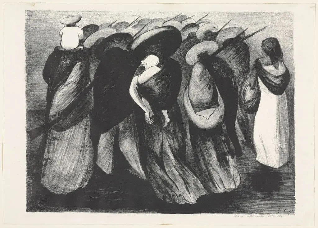 Rear Guard (La Retaguardia) by José Clemente Orozco