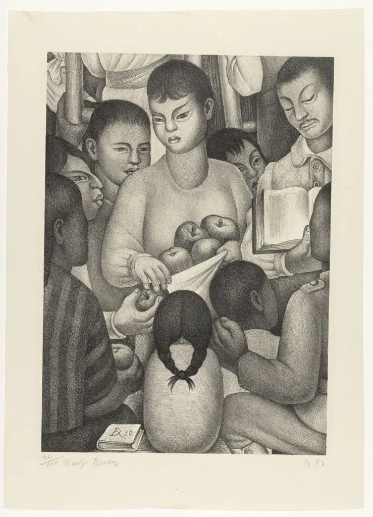 The Fruits of Labor (Los Frutos del Trabajo) by Diego Rivera