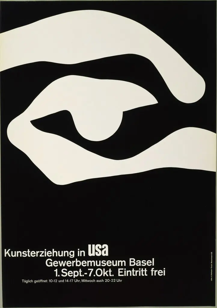 Kunsterziehung in USA, Gewerbemuseum Basel, 1.Sept.-7.Okt. Eintritt frei by Armin Hofmann