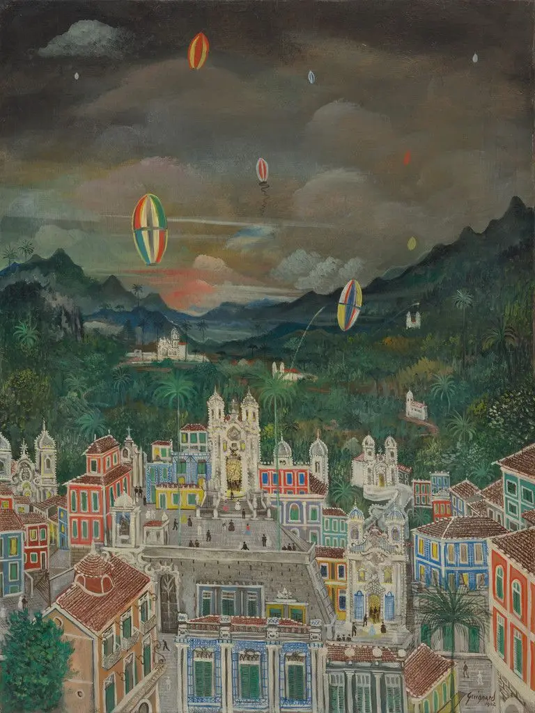 Ouro Preto: St. John's Eve by Alberto da Veiga Guignard