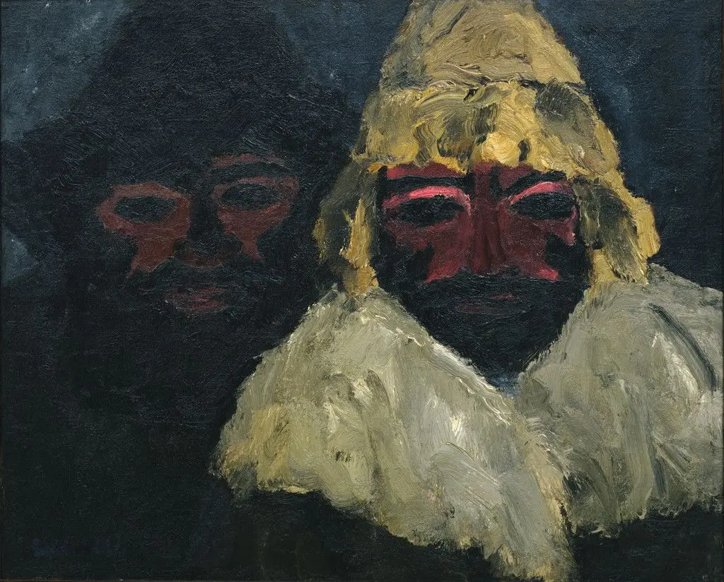 Two Russians by Emil Nolde