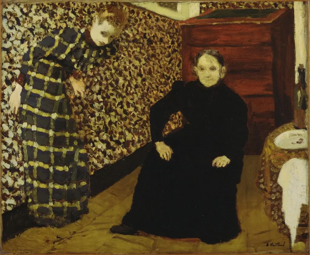 Interior, Mother and Sister of the Artist by Édouard Vuillard