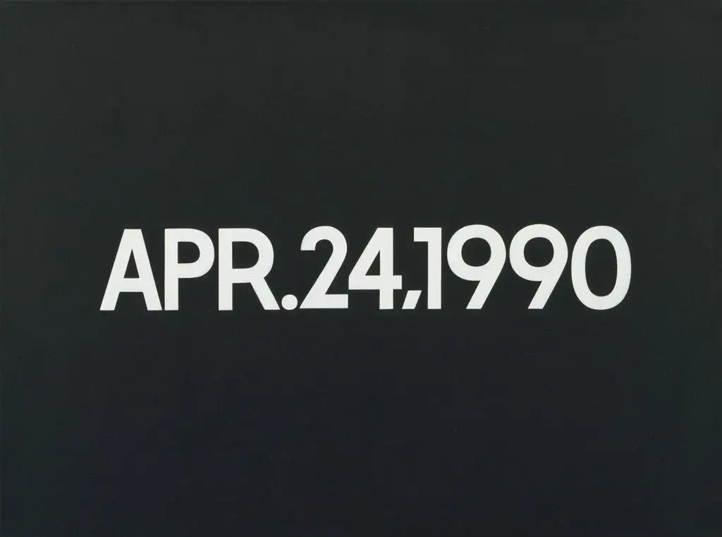 APR. 24, 1990 by On Kawara