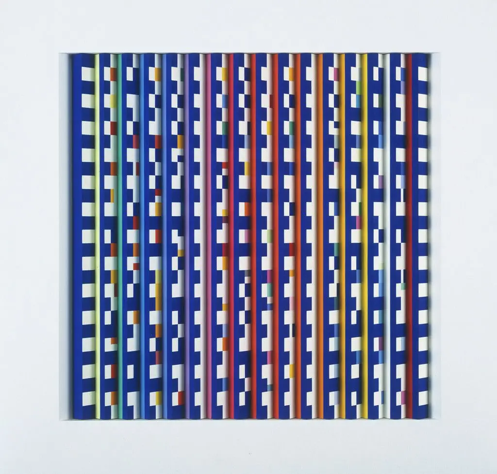 Color and Monochrome - Line and Structure by Agam (Yaacov Agam)