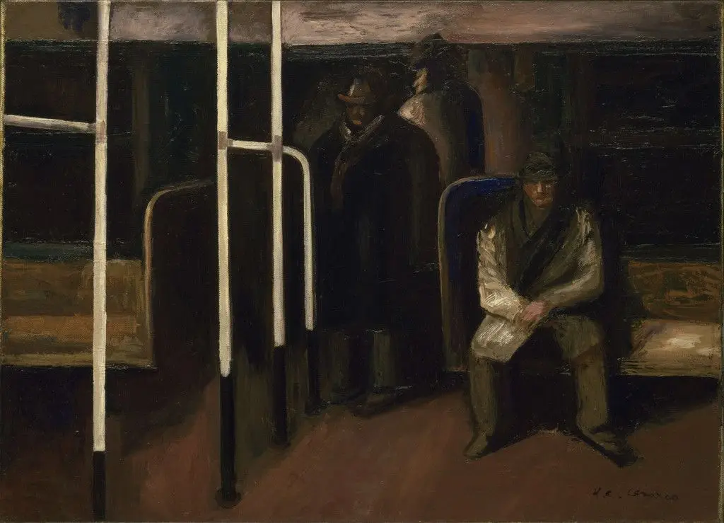The Subway by José Clemente Orozco