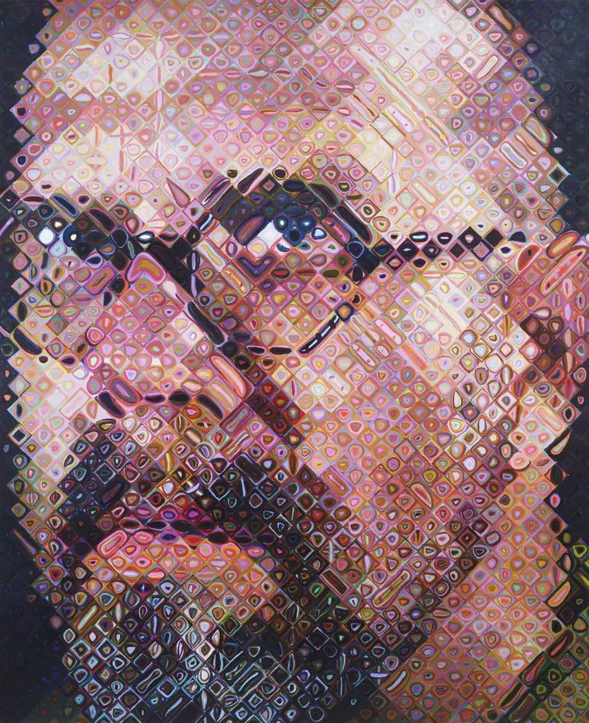 Self-Portrait by Chuck Close