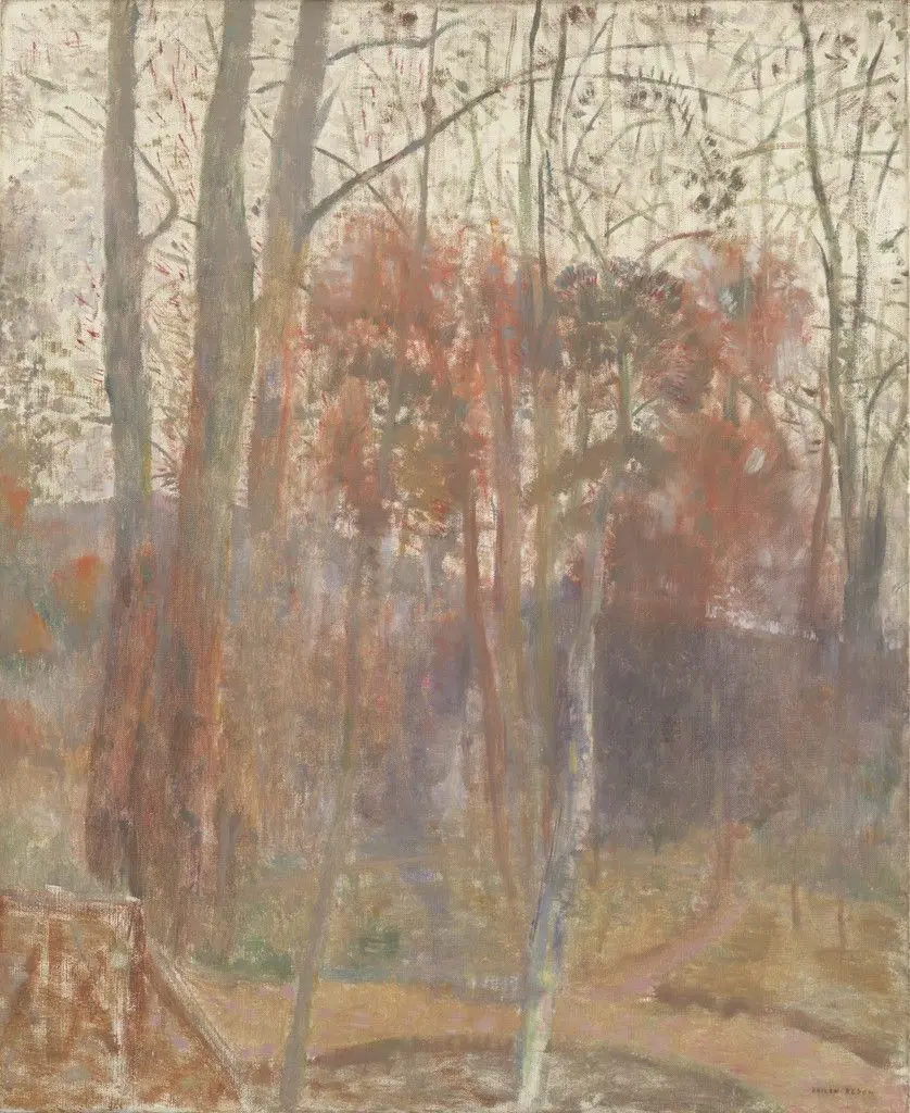 Trees in Bièvres by Odilon Redon