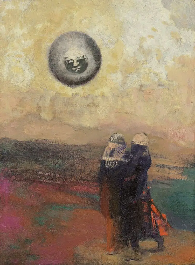 The Black Sun by Odilon Redon
