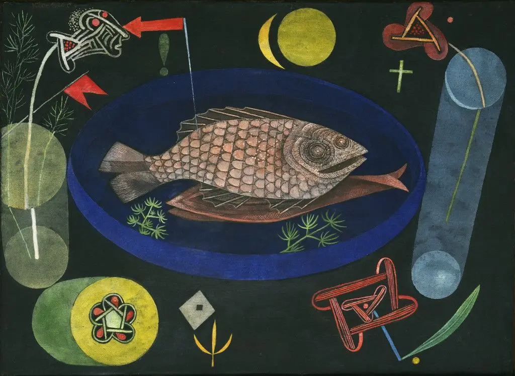 Around the Fish by Paul Klee